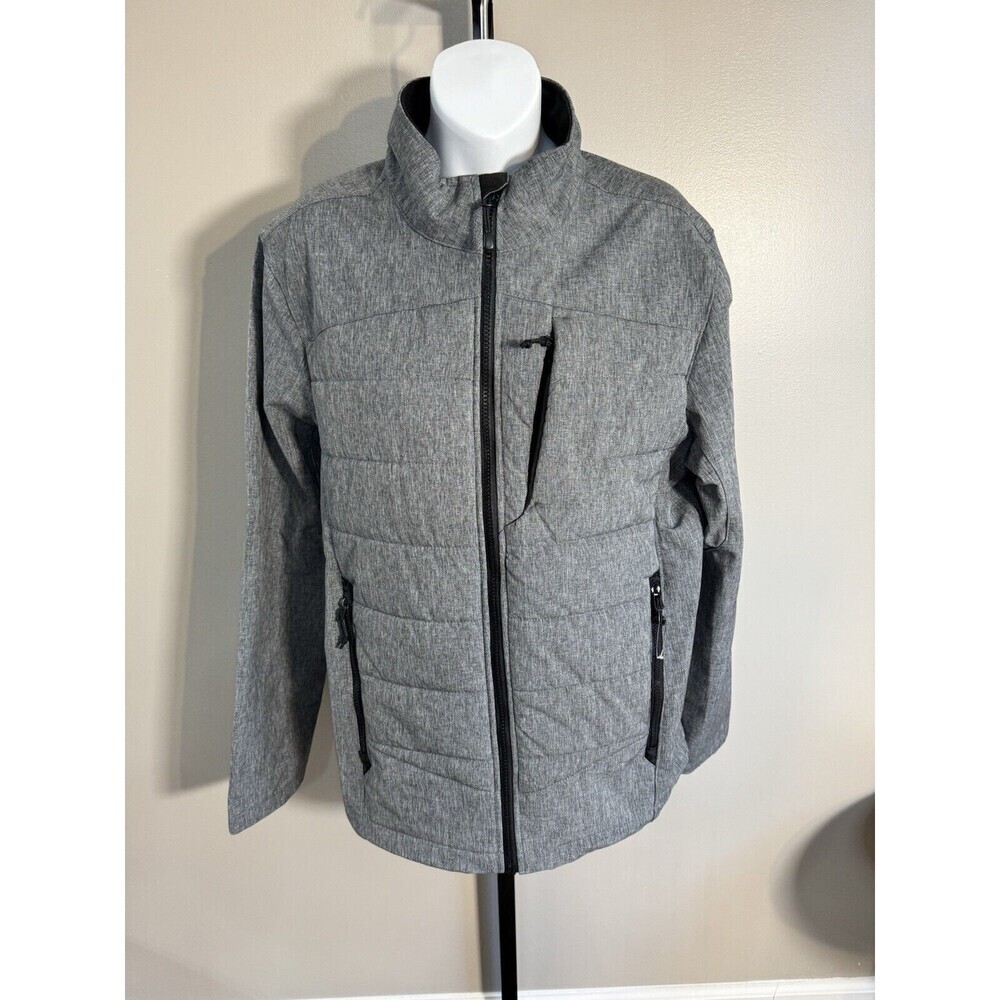 C9 by Champion Jacket Mens Full Zip Pocket Lightweight Athletic Size M Gray